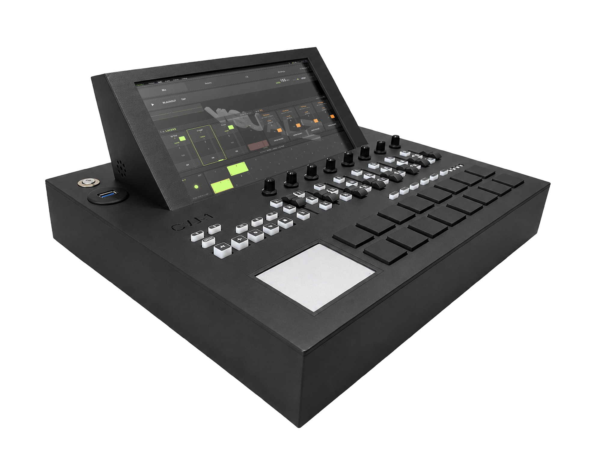 CVJ-1 — the world's first fully integrated touchscreen VJ deck